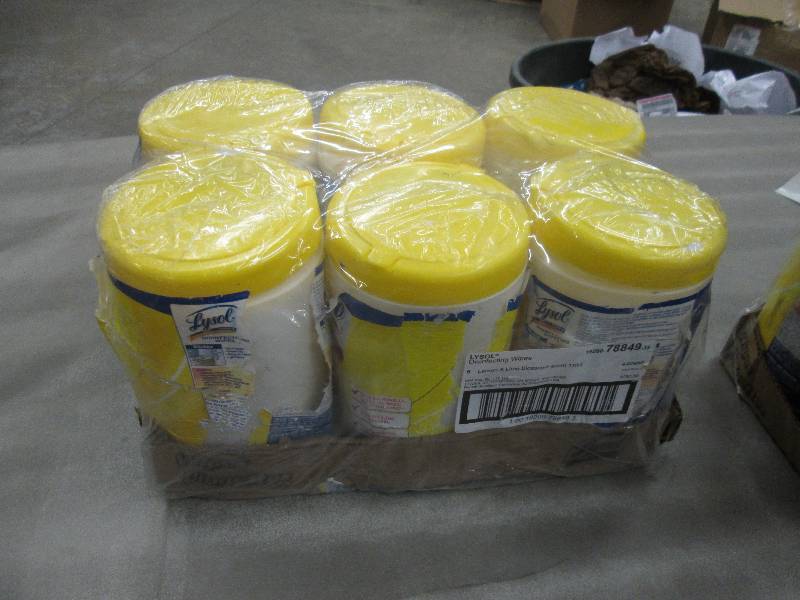 Lot of 6 Lysol Disinfecting Wipes, ...
