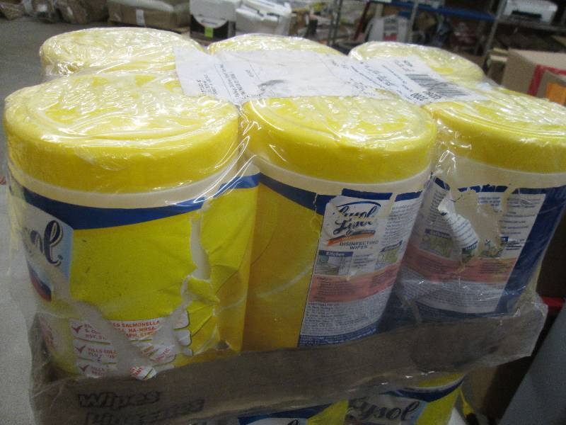 Lot of 6 Lysol Disinfecting Wipes, ...