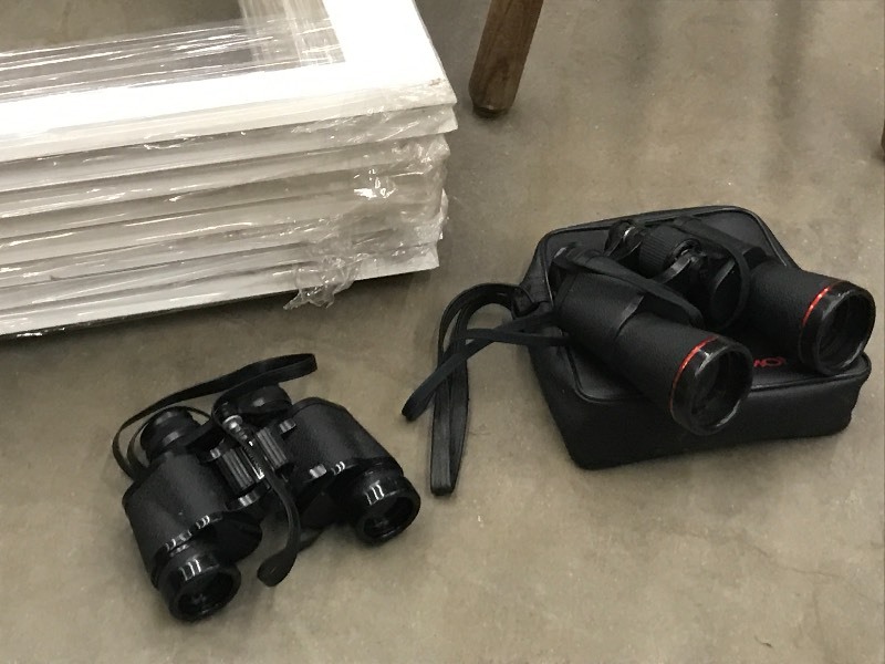 Picture Frames, Binoculars, Hammock