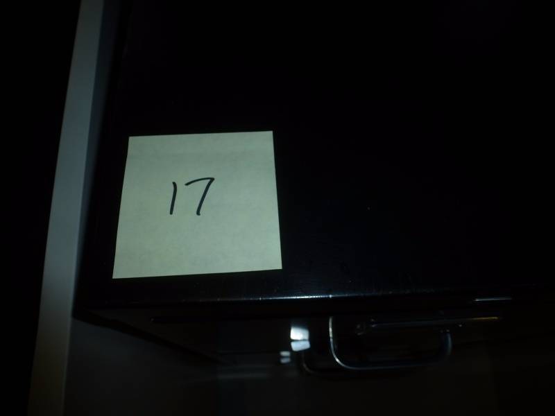 Black File Cabinet # 17