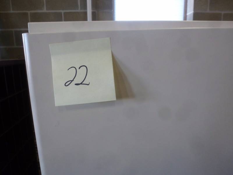 Tan Top Horizontal Cabinet #22