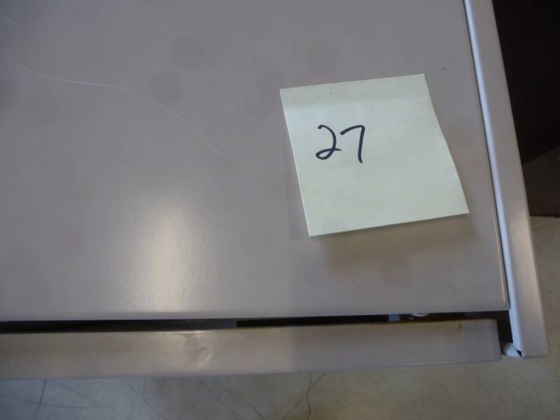 Gray Horizontal Top File Cabinet # 27