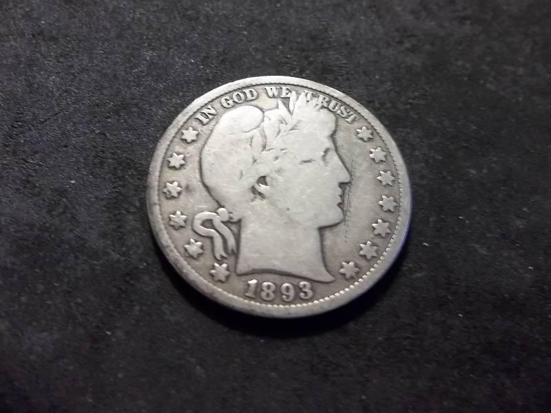 1893 Barber Silver Half Dollar