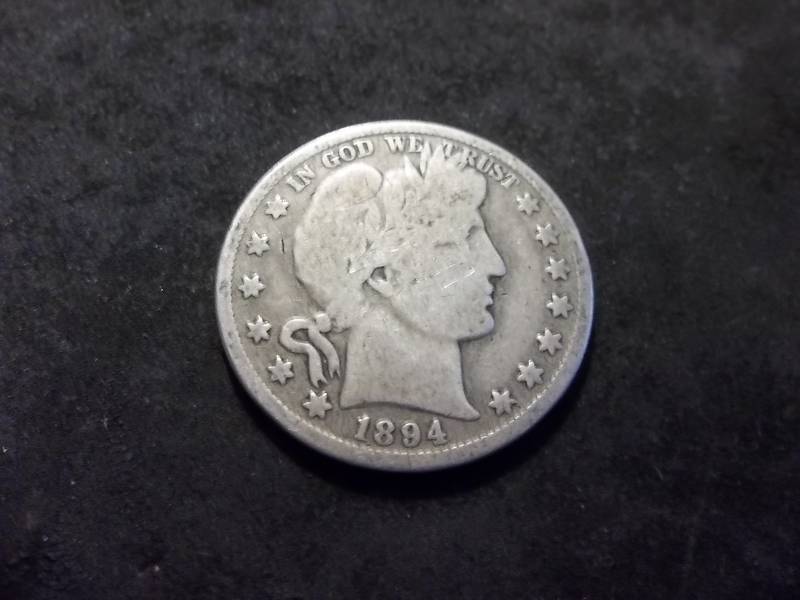 1894 Barber Silver Half Dollar