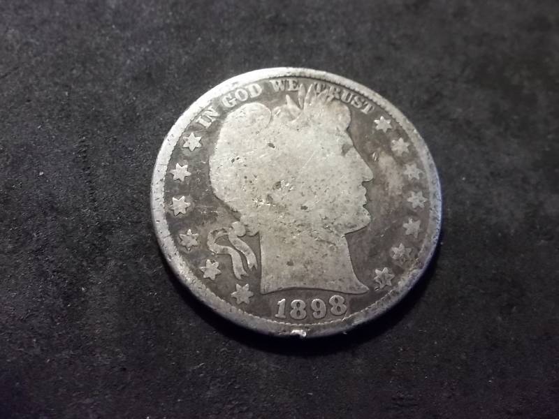 1898  Barber Half Dollar