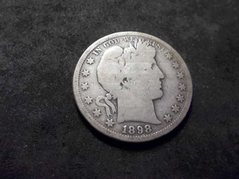 1898 S Barber Half Dollar