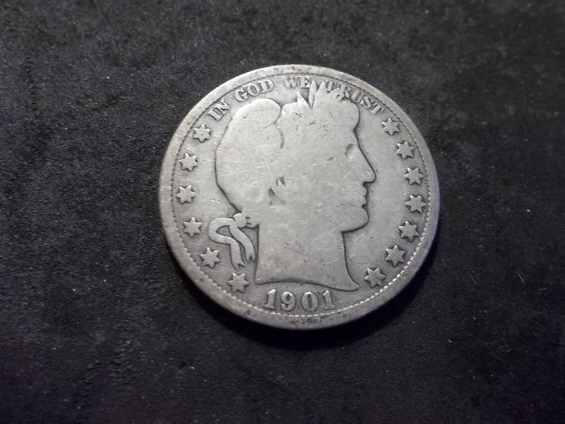1901 Barber Half Dollar