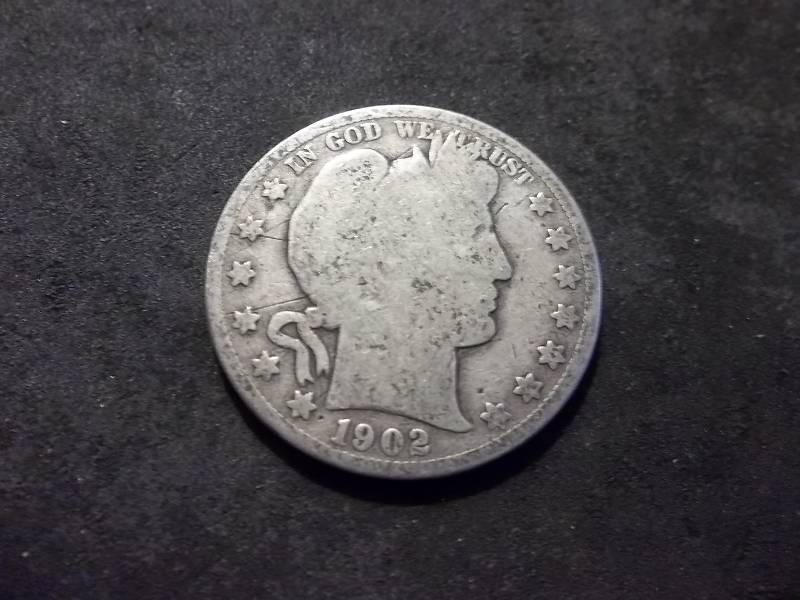 1902 S Barber Half Dollar
