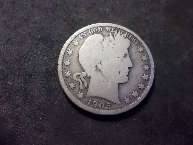1905 O Barber Half Dollar