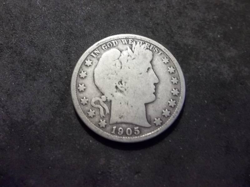 1905 S Barber Half Dollar