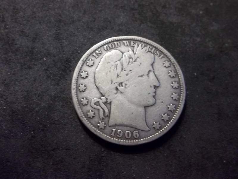 1906  Barber Half Dollar