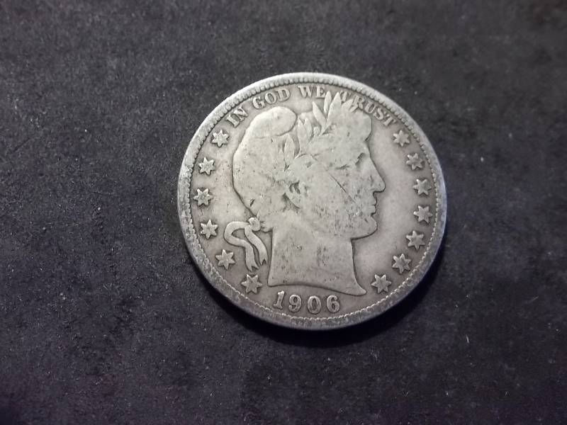 1906 O Barber Half Dollar