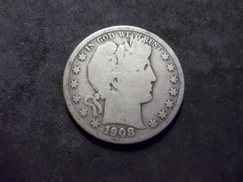 1908 Barber Half Dollar