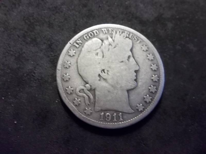 1911  Barber Half Dollar