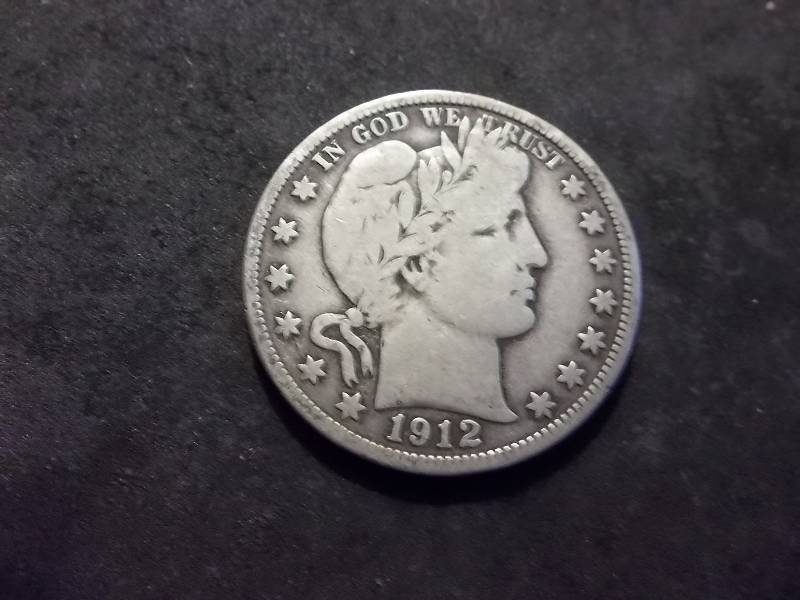 1912  Barber Half Dollar