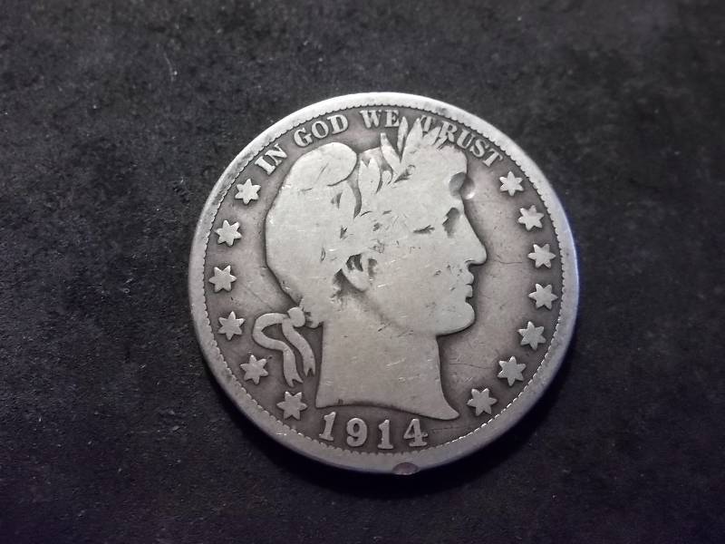 1914  Barber Half Dollar