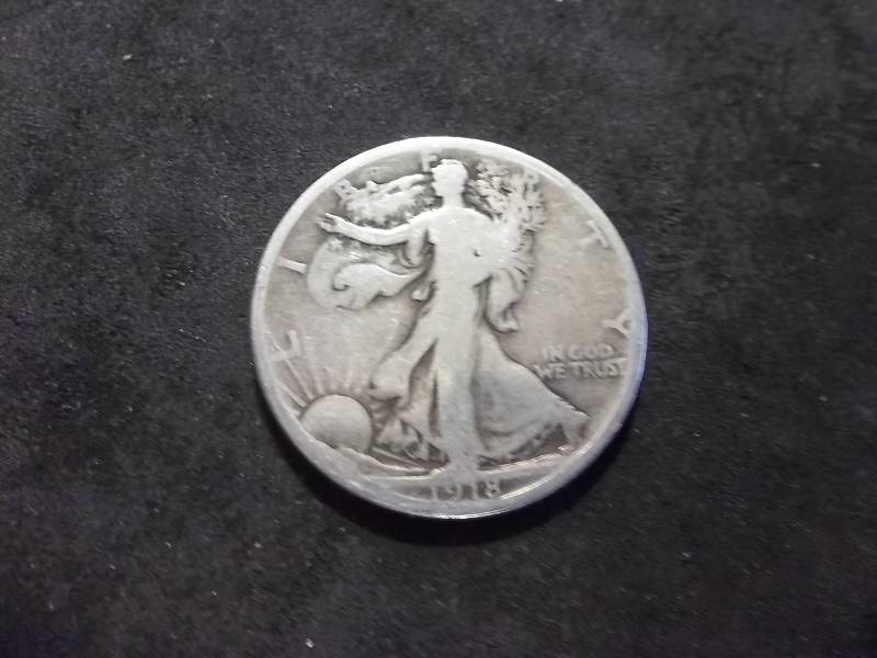1918 S  Walker Half Dollar