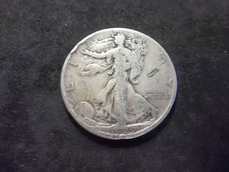 1929 S Walker Half Dollar