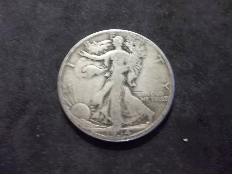 1934 S Walker Half Dollar