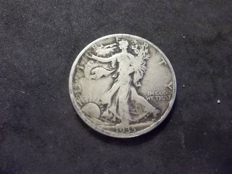 1935 S Walker Half Dollar