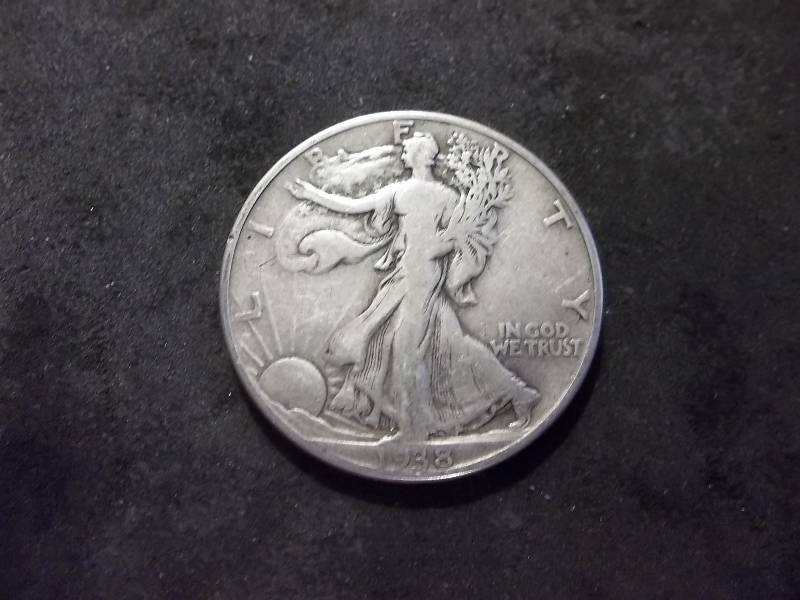 1938 D Walker Half Dollar