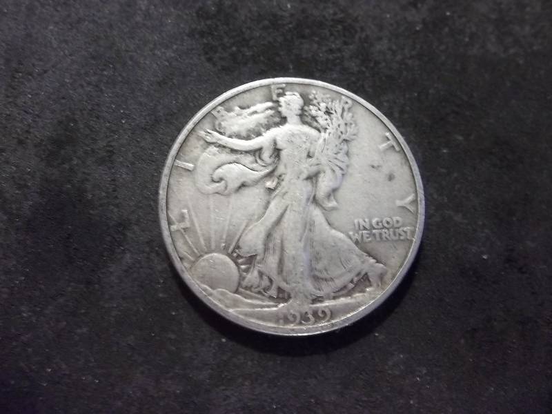 1939 S Walker Half Dollar