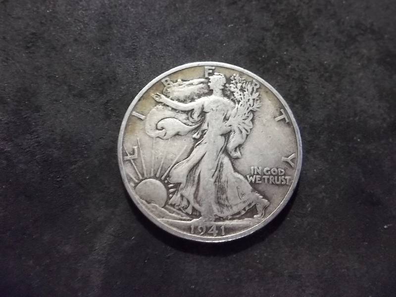 1941 S Walker Half Dollar