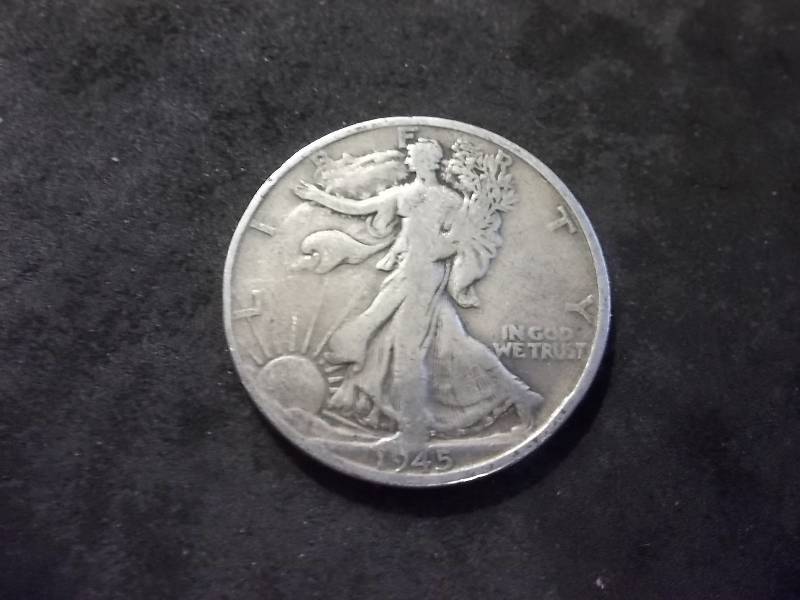 1945 S  Walker Half Dollar
