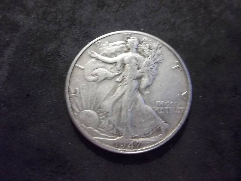 1947 D  Walker Half Dollar