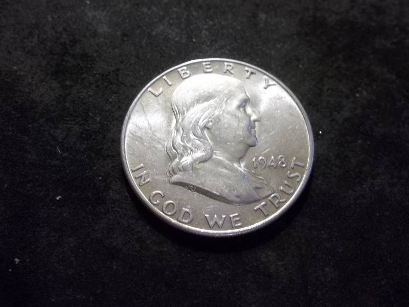 1948 D Franklin Half Dollar