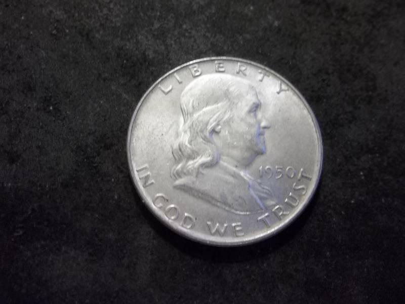 1950 D Franklin Half Dollar