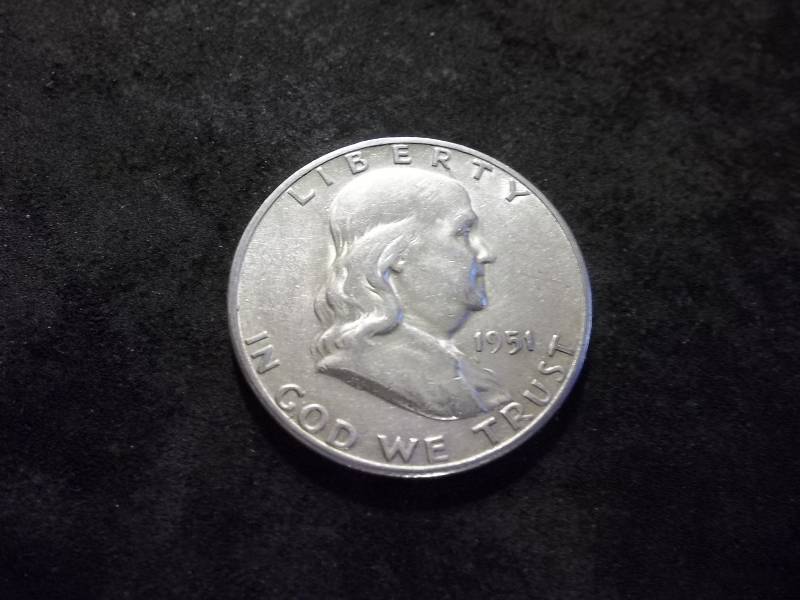 1951 S Franklin Half Dollar