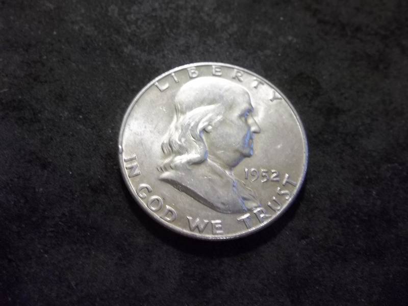 1952 D Franklin Half Dollar