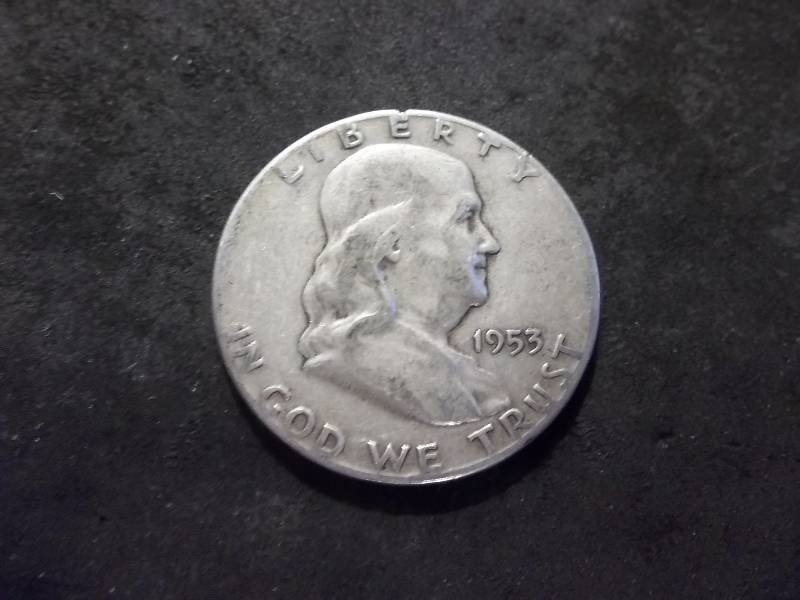 1953 S Franklin Half Dollar