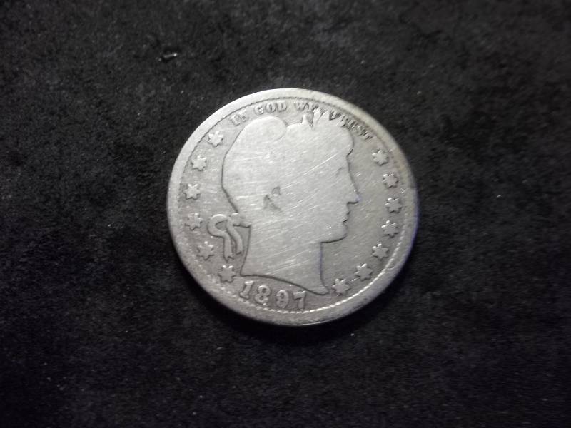 1897 S Barber Quarter
