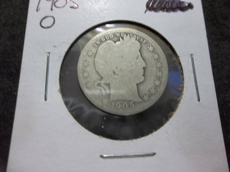 1905 O Barber Quarter