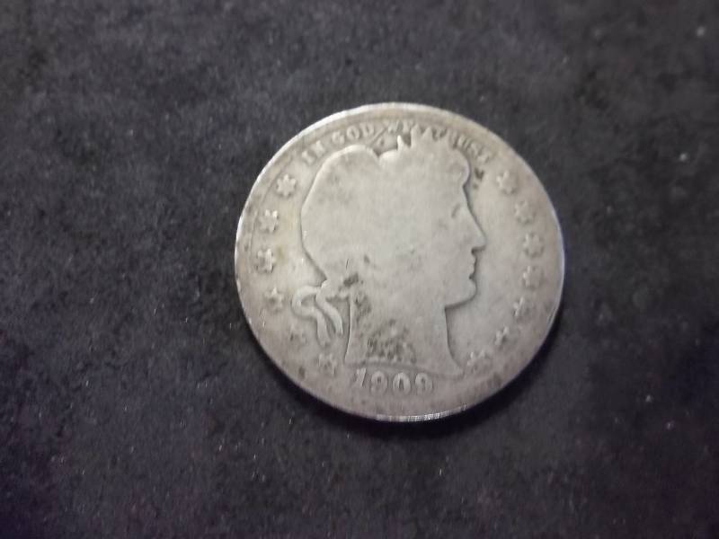1909 Barber Quarter