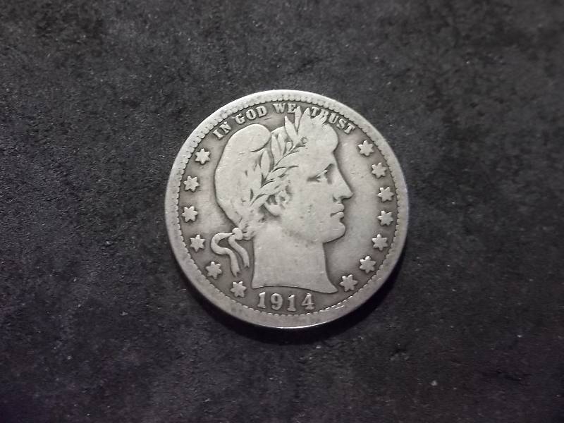 1914 D Barber Quarter