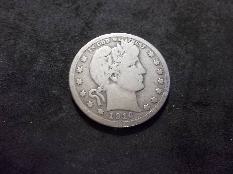 1916  Barber Quarter