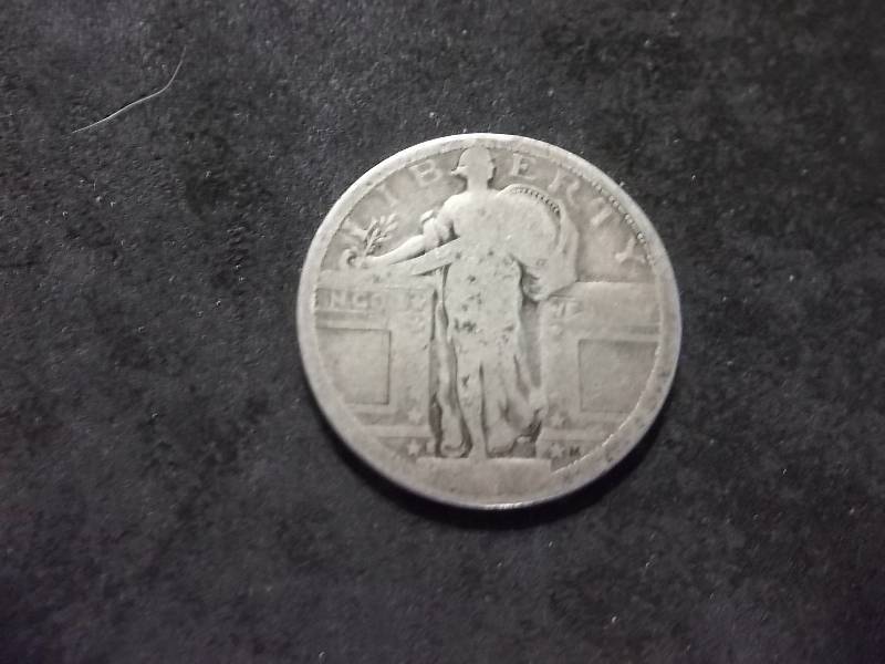 1917 S Standing Liberty Quarter Type 1