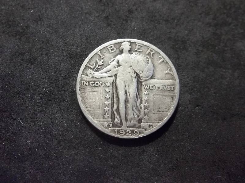 1929 S Standing Liberty Quarter