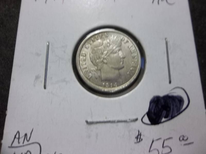 1914  Barber Dime