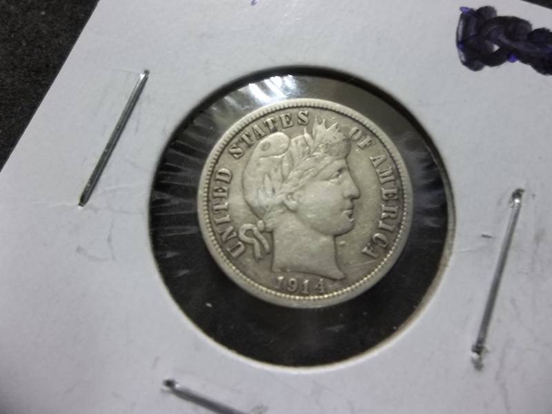 1914  Barber Dime