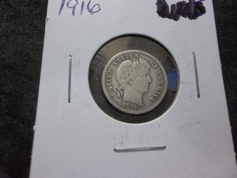 1916  Barber Dime