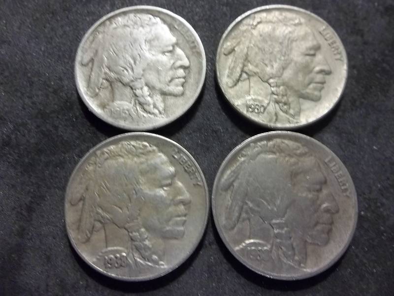 1913  Type 1, 1937, 1938 D, 1938 D All High Grades
