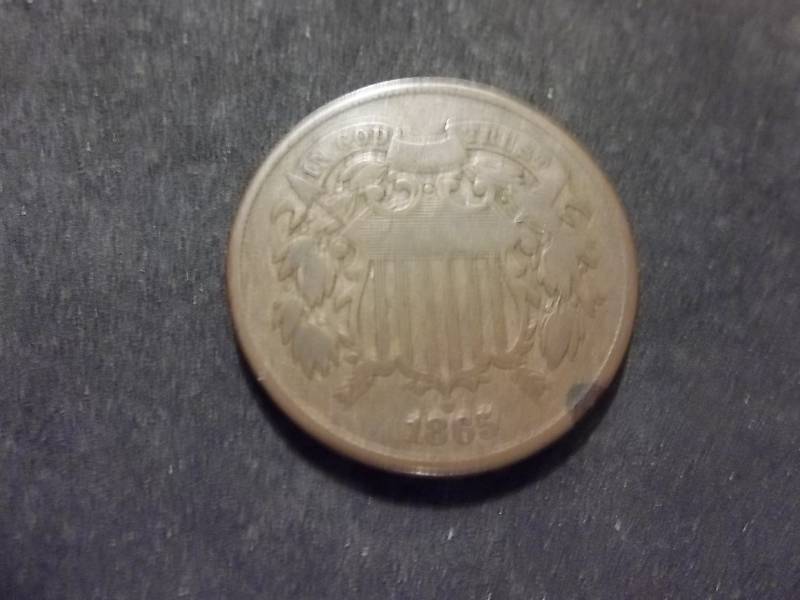 1865 2-Cent Piece
