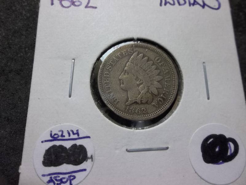 1862 Indian Head Cent