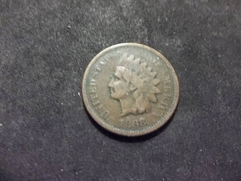 1868 Indian Head Cent