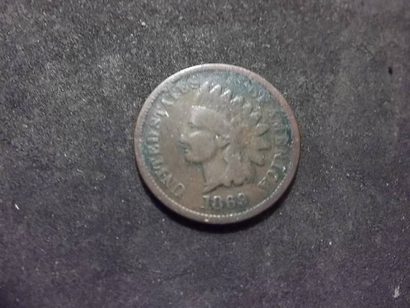 1869 Indian Head Cent