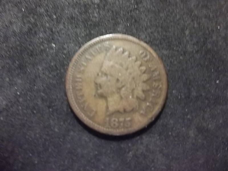 1875 Indian Head Cent